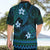 FSM Culture Day Hawaiian Shirt Tribal Pattern Ocean Version LT01 - Polynesian Pride