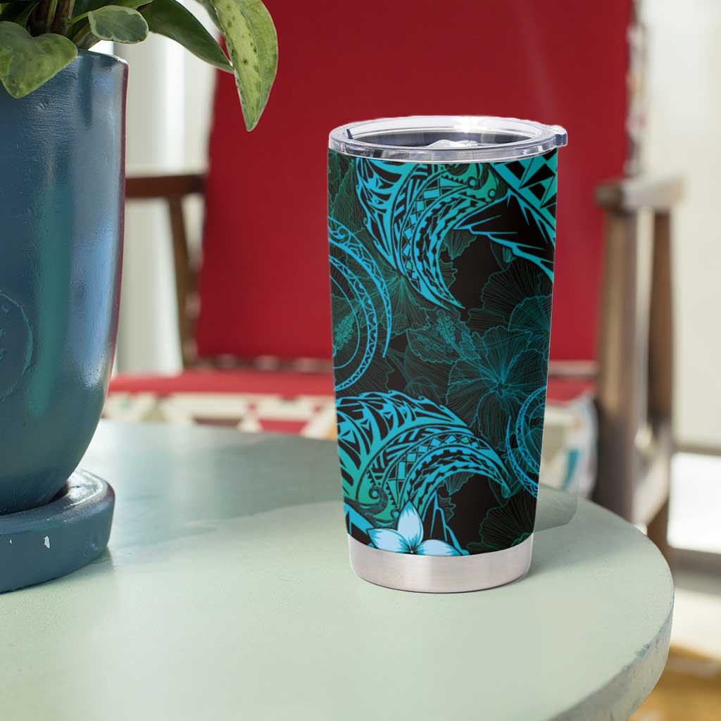 FSM Culture Day Tumbler Cup Tribal Pattern Ocean Version LT01 - Polynesian Pride