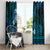 FSM Culture Day Window Curtain Tribal Pattern Ocean Version