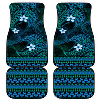 FSM Chuuk State Car Mats Tribal Pattern Ocean Version LT01 - Polynesian Pride