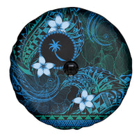 FSM Chuuk State Spare Tire Cover Tribal Pattern Ocean Version LT01 - Polynesian Pride