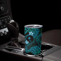 FSM Chuuk State Tumbler Cup Tribal Pattern Ocean Version LT01 - Polynesian Pride
