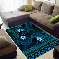 FSM Kosrae State Area Rug Tribal Pattern Ocean Version LT01 - Polynesian Pride