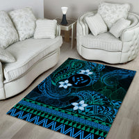 FSM Kosrae State Area Rug Tribal Pattern Ocean Version LT01 - Polynesian Pride