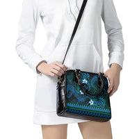 FSM Kosrae State Shoulder Handbag Tribal Pattern Ocean Version LT01 - Polynesian Pride