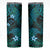 FSM Kosrae State Skinny Tumbler Tribal Pattern Ocean Version