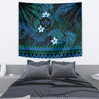 FSM Kosrae State Tapestry Tribal Pattern Ocean Version LT01 - Polynesian Pride