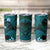 FSM Kosrae State Tumbler Cup Tribal Pattern Ocean Version