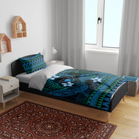 FSM Pohnpei State Bedding Set Tribal Pattern Ocean Version LT01 - Polynesian Pride