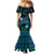 FSM Pohnpei State Family Matching Mermaid Dress and Hawaiian Shirt Tribal Pattern Ocean Version LT01 - Polynesian Pride