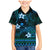 FSM Pohnpei State Family Matching Mermaid Dress and Hawaiian Shirt Tribal Pattern Ocean Version LT01 Son's Shirt Blue - Polynesian Pride