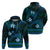 FSM Pohnpei State Hoodie Tribal Pattern Ocean Version LT01 - Polynesian Pride