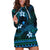 FSM Pohnpei State Hoodie Dress Tribal Pattern Ocean Version LT01 Blue - Polynesian Pride