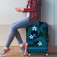 FSM Pohnpei State Luggage Cover Tribal Pattern Ocean Version LT01 - Polynesian Pride