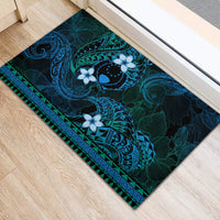 FSM Pohnpei State Rubber Doormat Tribal Pattern Ocean Version LT01 - Polynesian Pride