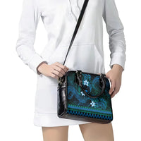 FSM Pohnpei State Shoulder Handbag Tribal Pattern Ocean Version LT01 - Polynesian Pride