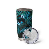 FSM Pohnpei State Tumbler Cup Tribal Pattern Ocean Version LT01 - Polynesian Pride
