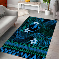 FSM Yap State Area Rug Tribal Pattern Ocean Version LT01 - Polynesian Pride