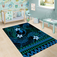 FSM Yap State Area Rug Tribal Pattern Ocean Version LT01 - Polynesian Pride