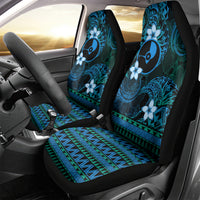 FSM Yap State Car Seat Cover Tribal Pattern Ocean Version LT01 - Polynesian Pride