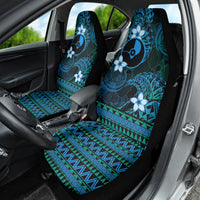 FSM Yap State Car Seat Cover Tribal Pattern Ocean Version LT01 - Polynesian Pride