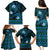 FSM Yap State Family Matching Puletasi and Hawaiian Shirt Tribal Pattern Ocean Version LT01 - Polynesian Pride