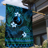 FSM Yap State Garden Flag Tribal Pattern Ocean Version LT01 - Polynesian Pride