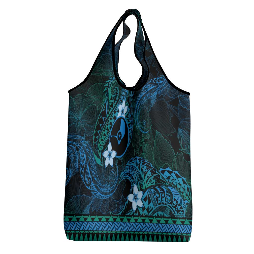 FSM Yap State Grocery Bag Tribal Pattern Ocean Version LT01 - Polynesian Pride