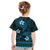 FSM Yap State Kid T Shirt Tribal Pattern Ocean Version LT01 - Polynesian Pride