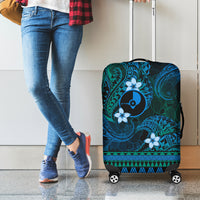 FSM Yap State Luggage Cover Tribal Pattern Ocean Version LT01 - Polynesian Pride