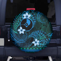 FSM Yap State Spare Tire Cover Tribal Pattern Ocean Version LT01 - Polynesian Pride