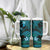 FSM Yap State Tumbler With Handle Tribal Pattern Ocean Version