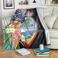 Guam Fourth of July Blanket Tropical Flowers LT01 Multicolor - Polynesian Pride