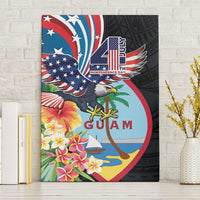 Guam Fourth of July Canvas Wall Art Tropical Flowers LT01 Without Frame Multicolor - Polynesian Pride