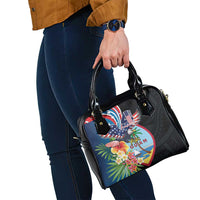 Guam Fourth of July Shoulder Handbag Tropical Flowers LT01 - Polynesian Pride