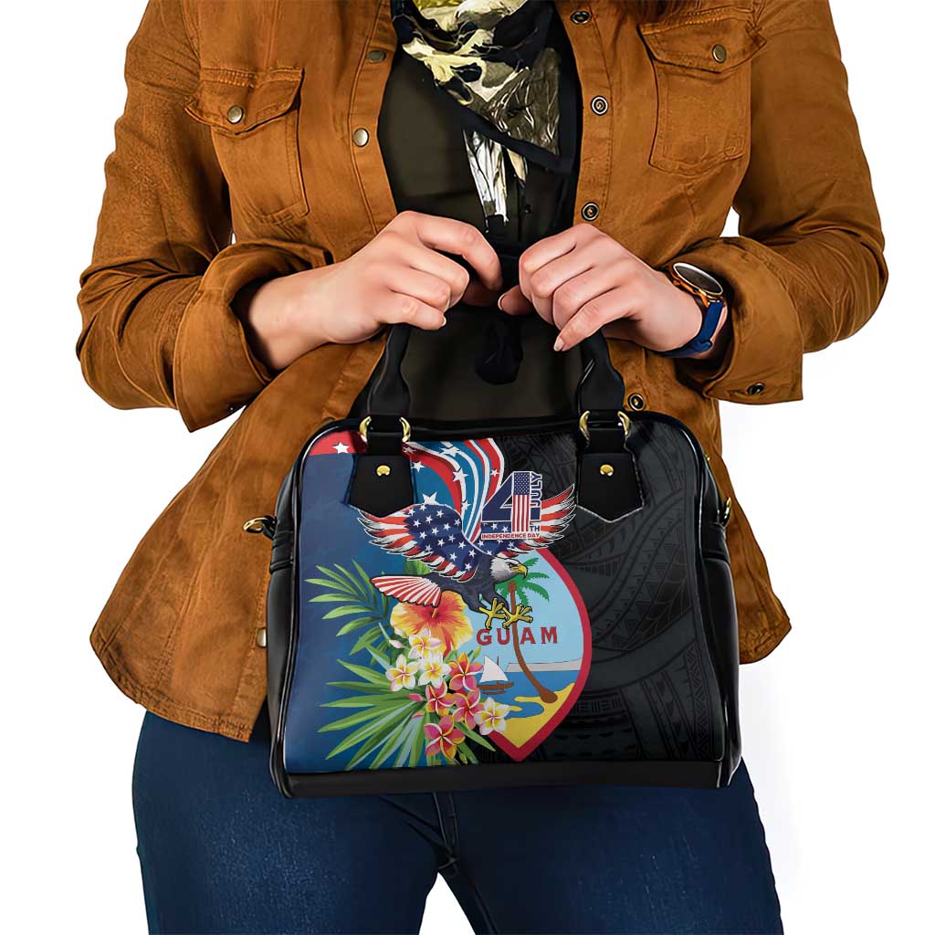 Guam Fourth of July Shoulder Handbag Tropical Flowers LT01 - Polynesian Pride