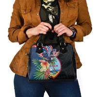 Guam Fourth of July Shoulder Handbag Tropical Flowers LT01 - Polynesian Pride