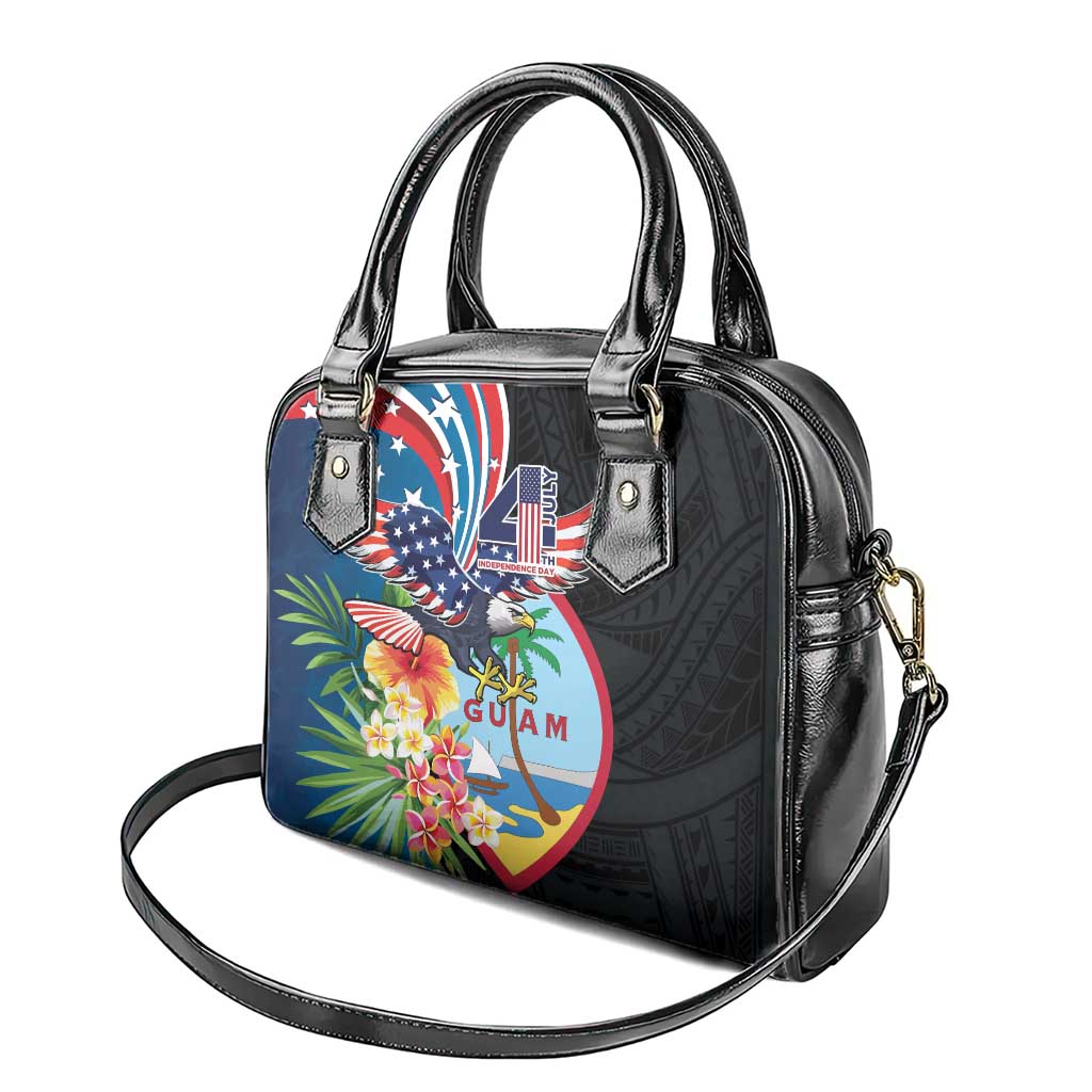 Guam Fourth of July Shoulder Handbag Tropical Flowers LT01 - Polynesian Pride