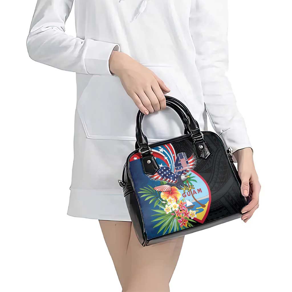Guam Fourth of July Shoulder Handbag Tropical Flowers LT01 - Polynesian Pride