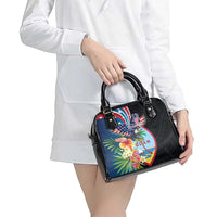Guam Fourth of July Shoulder Handbag Tropical Flowers LT01 - Polynesian Pride