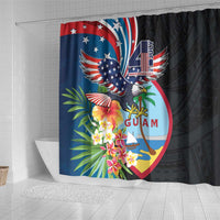 Guam Fourth of July Shower Curtain Tropical Flowers LT01 - Polynesian Pride