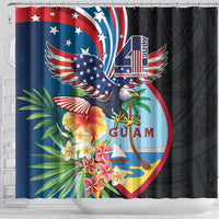 Guam Fourth of July Shower Curtain Tropical Flowers LT01 - Polynesian Pride