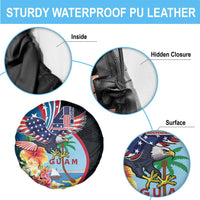 Guam Fourth of July Spare Tire Cover Tropical Flowers LT01 - Polynesian Pride