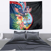 Guam Fourth of July Tapestry Tropical Flowers LT01 - Polynesian Pride