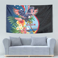 Guam Fourth of July Tapestry Tropical Flowers LT01 - Polynesian Pride