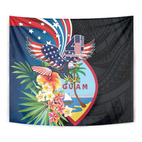 Guam Fourth of July Tapestry Tropical Flowers LT01 - Polynesian Pride