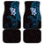 New Zealand Tuatara Plumeria Car Mats Maori Blue Koru Tribal Tattoo