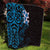 New Zealand Tuatara Plumeria Quilt Maori Blue Koru Tribal Tattoo