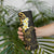 New Zealand Tuatara Plumeria Skinny Tumbler Maori Gold Koru Tribal Tattoo