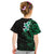 New Zealand Tuatara Plumeria Kid T Shirt Maori Green Koru Tribal Tattoo